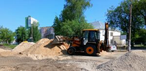 Благоустройство сквера на ул. Космонавта Комарова в Ленинском районе и пешеходной зоны на пр. Победы в Кстове по нацпроекту выполнено более чем на 50 % — Официальный сайт администрации города Нижнего Новгорода